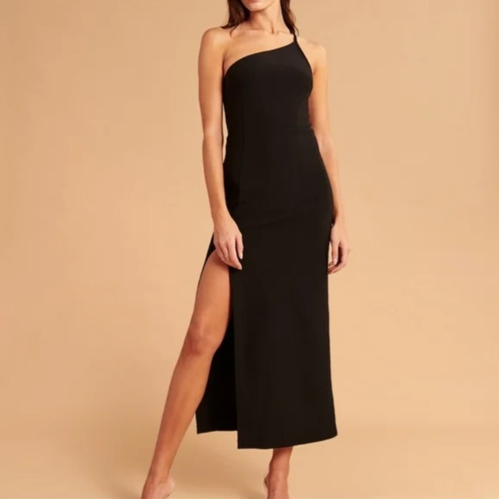 A&F Asymmetrical One Strap Midi Dress
